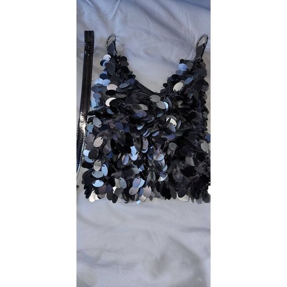 Sequined handbag  - Picture 4 of 5